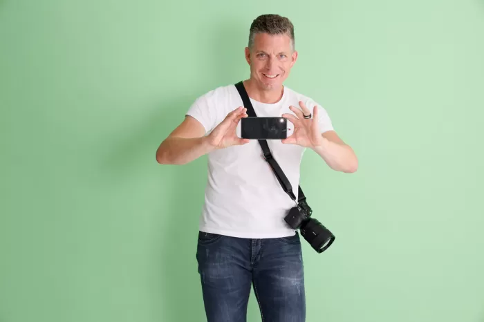 Fotoshooting mit Manuela Schlumpf vom Uster Report