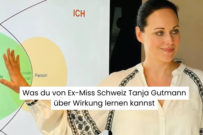 Ex-Miss Schweiz Tanja Gutmann als Coach im Einsatz bei Kundschaft.